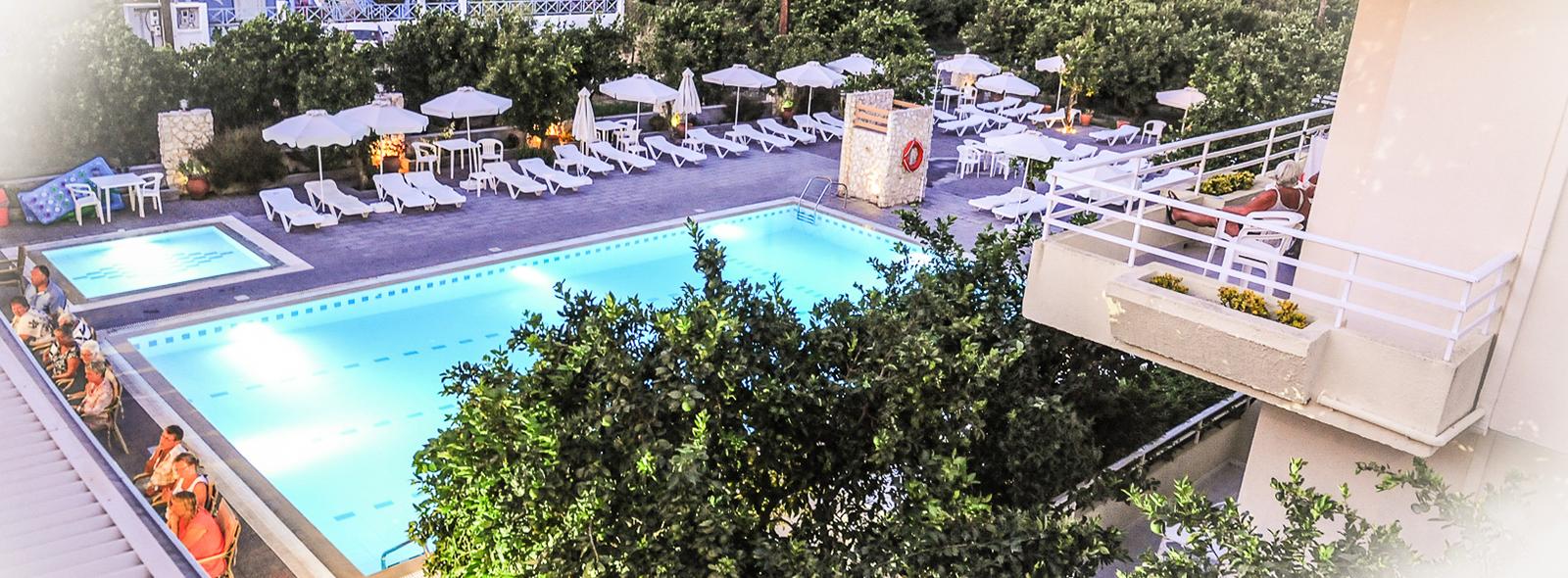 Partir en Grèce à Rhodes, sur le spot de Ialyssos, à l'hotel Ilyssion - banniere