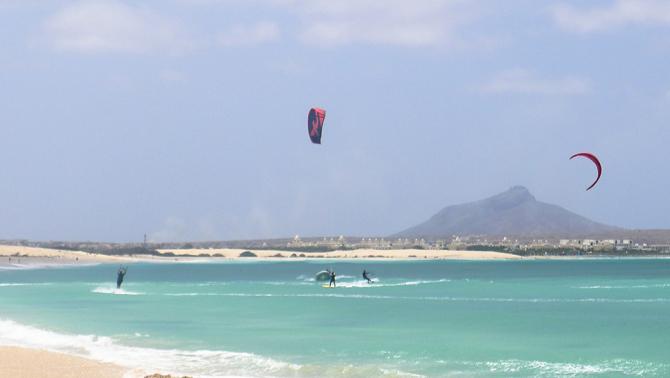 Sejours kitesurf sur le spot de boa vista au Cap Vert
