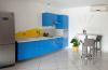 Cuisine individuelle d'un des appartement du makaré lagoon club à deux pas du spot du Vauclin en martinique dans les Antilles