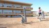 Appareil de fitness de l'hotel Oasis Atlantico Salinas au spot de santa maria au Cap vert