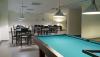 Salle de jeux de l'hotel Oasis Atlantico Salinas au spot de santa maria au Cap vert