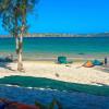 plage de sable fin et eau cristalline sur le spot de Bilene au Mozambique