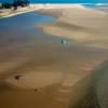 vue aérienne d un secret spot de kite au Mozambique proche de Bilene