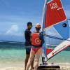 apprentissage du windsurf a Ste Anne Guadeloupe avec Fun Kite Academy