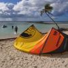le lagon de Ste Anne Guadeloupe, lieu ideal pour l apprentissage du kite avec fun kite academy