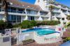 Piscine extérieure de l'hôtel le Dolphin à Blouberg en Afrique du Sud