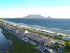 Vue panoramique de l'hôtel le Dolphin à Blouberg en Afrique du Sud 