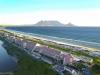 Vue panoramique de l'hôtel le Dolphin à Blouberg en Afrique du Sud