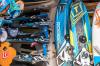 Matériel de Windsurf au club de Cape Sport Center à Langebaan en Afrique du Sud