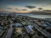 vue aerienne de l’hotel puza moya sur le spot de langebaan en afrique du sud