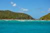 Spot des îles grenadines aux Antilles vu du catamaran 