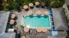 Piscine de l'hôtel La Plantation, à Saint Martin, sur les spots de Galion Beach et Orient Bay