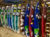 Stockage planche de windsurf Windy Reef du spot kitesurf et windsurf de Saint Martin aux Antilles