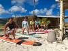 Apprentissage surf Windy Reef du spot kitesurf et windsurf de Saint Martin aux Antilles