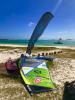 Vue sur le spot devant Windy Reef du spot kitesurf et windsurf de Saint Martin aux Antilles
