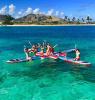 Bande de surfeurs Windy Reef du spot kitesurf et windsurf de Saint Martin aux Antilles