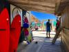 Espace stockage windsurf Windy Reef du spot kitesurf et windsurf de Saint Martin aux Antilles