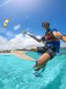 Kitesurf sur la baie de Saint Martin au club Wind Adventure