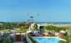 Vue du spot kitesurf de Parajuru au Brésil depuis le centre KBC Parajuru