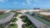 Vue d'ensemble du centre KBC Parajuru sur le spot kitesurf au Brésil