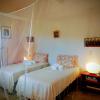 Chambre double de l'hotel Castelo Vendom sur le spot de Parajuru au Brésil