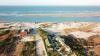 vue aérienne de l'hébergement mare alta à parajuru au brésil