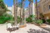 Cour intérieure de l'hotel Captain's Inn sur le spot de El Gouna en Egypte