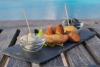 Repas en bord de piscine à l'hôtel Dunas de Sal à Santa Maria au Cap Vert