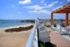Vue ocean depuis la terrasse de hotel Ouril Agueda sur le spot de Boa Vista au Cap Vert