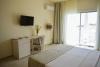 Equipement avec tele dans chambre double a hotel Ouril Agueda sur le spot de Boa Vista au Cap Vert