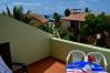 Terrasse d'un appartement simple au Porto Antiguo à Sal au Cap Vert
