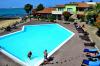Vue de la piscine extérieure du Porto Antiguo à Sal au Cap Vert