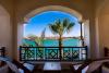 Terrasse d'une des chambres de l’hôtel Sultan Bey à El Gouna en Egypte