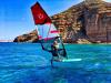 Navigation windfoil sur le spot de Palekastro en Crète avec le Gone Surfing Center !
