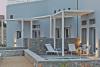 Terrasse d'un studio au Kalimera à Karpathos en Grèce