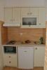Espace cuisine des appartements dans l'hotel Sunshine Appartements sur le spot de Naxos Saint Georges en Grèce