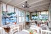 Restaurant de l'hôtel Alkyoni Beach à Naxos en Grèce