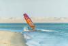 Sur la plage du spot de Dakhla lagune avec le centre Freak Windsurf