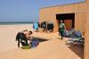 Espace préparation du Club Ocean Academy sur le spot de Dakhla Turtle Bay