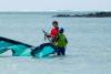 Stage de kitesurf pour enfant avec ION CLUB sur le spot Anse la raie à l'ile Maurice