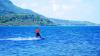 Kitesurfeur pret a faire un jump sur le spot du Morne à Maurice