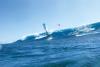 Un kitesurf et un wndsurf sur le spot du Morne à Maurice