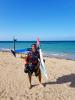 Kitefoil sur le spot Las Terrenas en République Dominicaine avec le club LT Kite