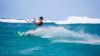 Freeride et crantage en kitesurf avec le centre kitesurf Osmosis sur le spot de Anse la raie a Rodrigues