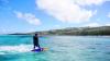 Navigation avec Jerome du centre kitesurf Osmosis sur le spot de Anse la raie a Rodrigues