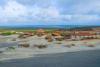 Vue aérienne drone de loin Vayu Resort Kitesurfing Mannar au Sri Lanka