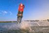 Trick envoyé par un kitesurfeur sur le spot de Mannar au Sri Lanka