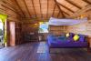 Intérieur des bungalows du Vayu Resort sur le spot de Mannar au Sri Lanka