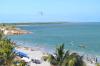 Vue d'ensemble du spot de kitesurf de El Yaque avec le centre Kite C Travel