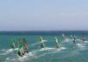 Downwind en windsurf sur le spot de windsurf El Yaque au Venezuela